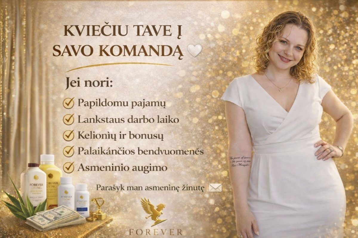 Kviečiu prisijungti prie mano komandos