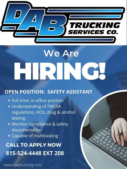 We are Hiring Safety assistant