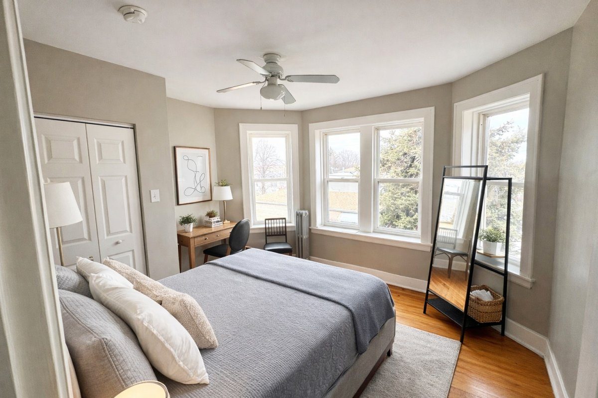 Nuomoja  šviesų 1 miegamojo butą