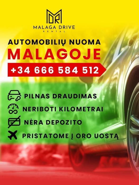 Automobili7 nuoma Malagoje