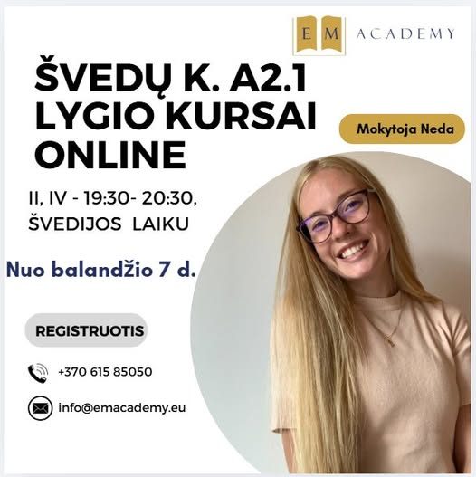 Švedų kalbos kursai