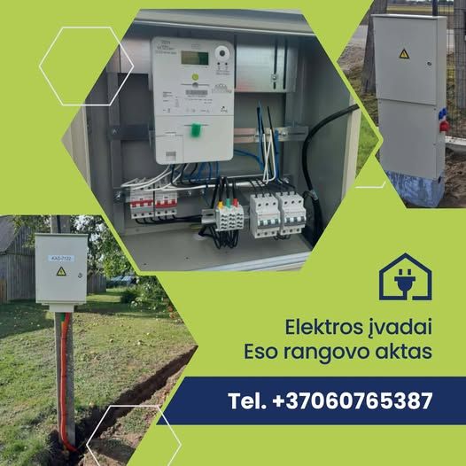 Elektros įvadų įrengimas