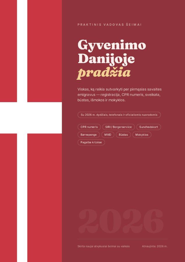 Praktinis Vadovas  emigrantui. Gyvenimo Danijoje pradžia.Pilnas paketas-Gidas