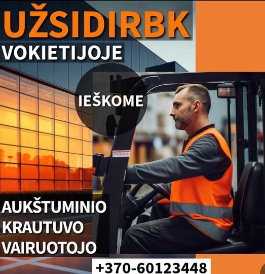 Naujame projekte skubiai ieškome aukštuminio krautuvo vairuotojų!!!