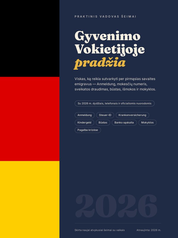 Praktinis vadovas gyvenimo Vokietijoje pradžia