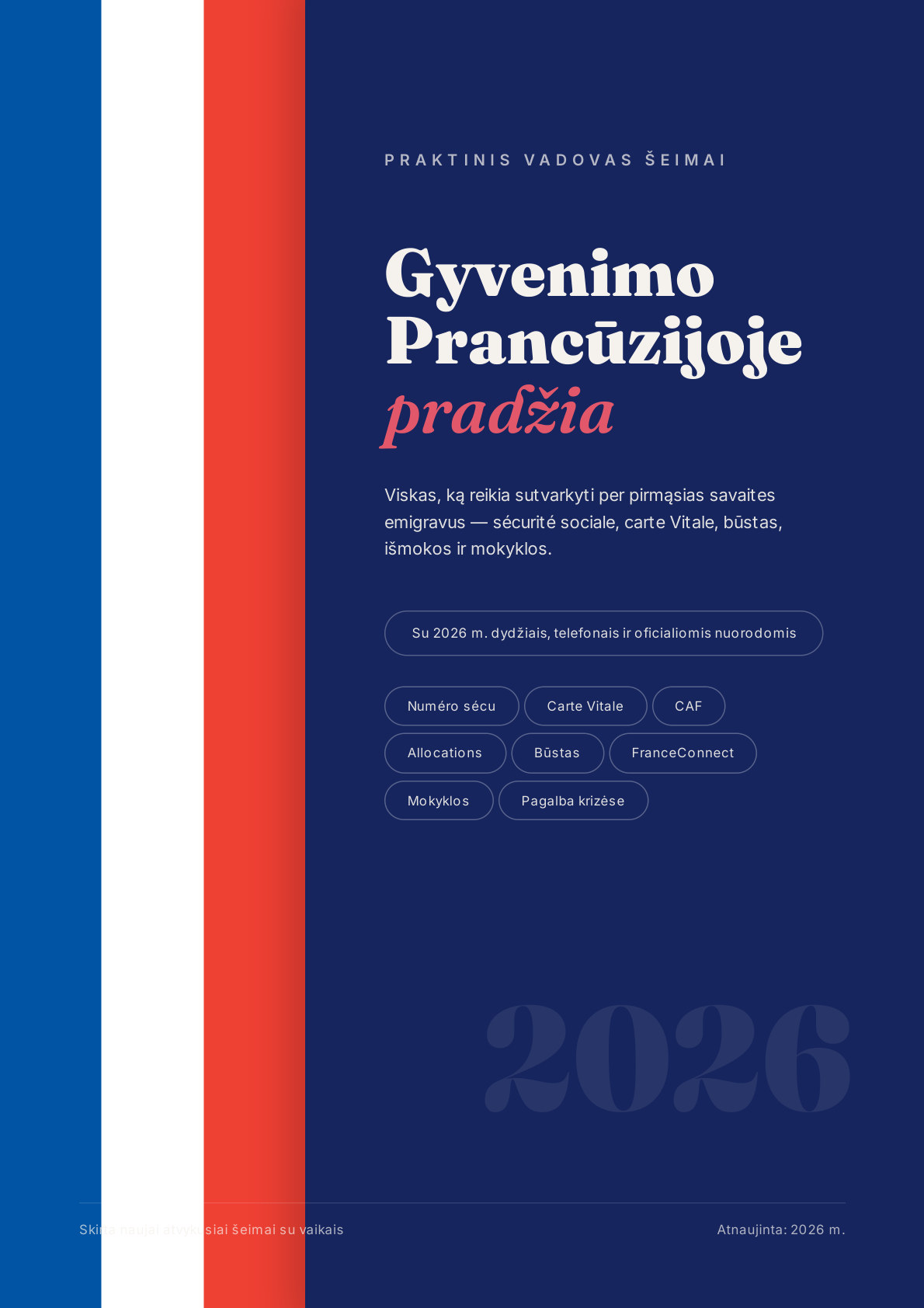 Praktinis vadovas gyvenimo Prancūzijoje pradžia