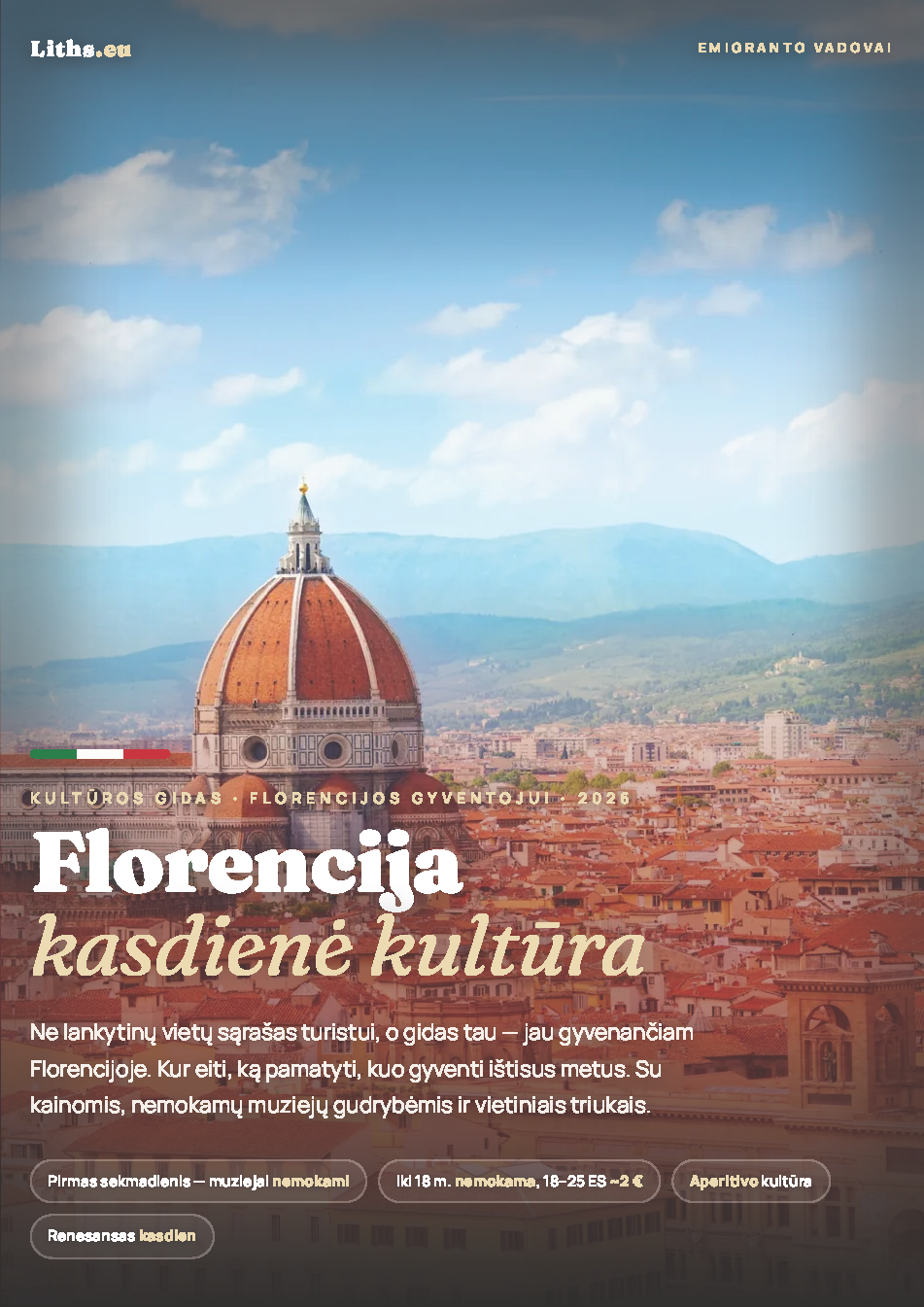 Kultūros gidas „Florencija"
